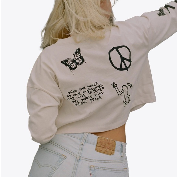 Brand New Chnge Henley Crop Top - Picture 7 of 7